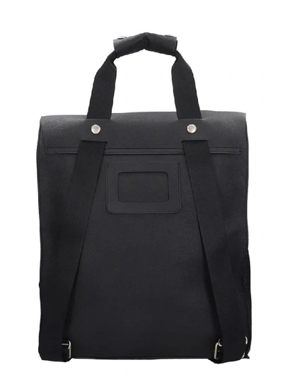 Shop Philippe Model Pier Backpack In Black Leather