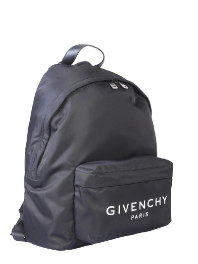 Shop Givenchy Nylon Backpack In Nero