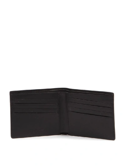 Shop Maison Margiela Black Leather Iconic Cardholder
