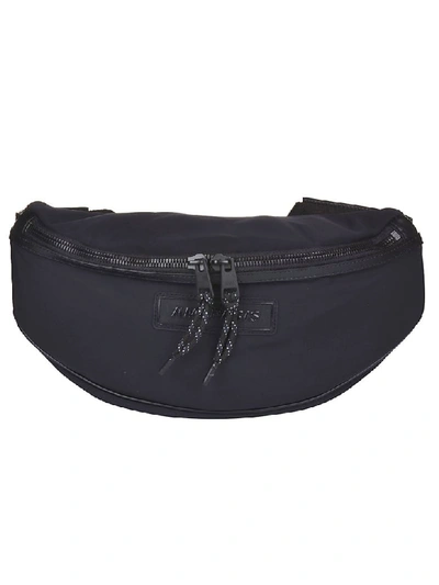 Shop Ami Alexandre Mattiussi Zipped Belt Bag In Black