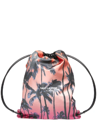 Shop Saint Laurent Backpack In Multicolor