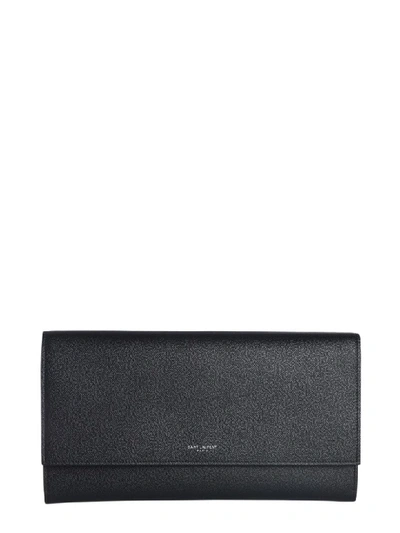 Shop Saint Laurent Briefcase Travel Bag In Nero