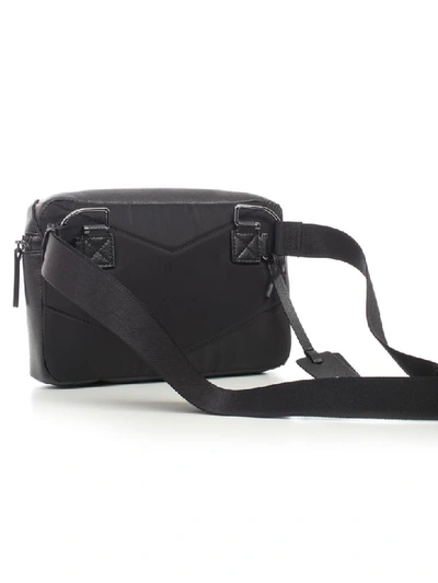Shop Emporio Armani Belt Bag In Black