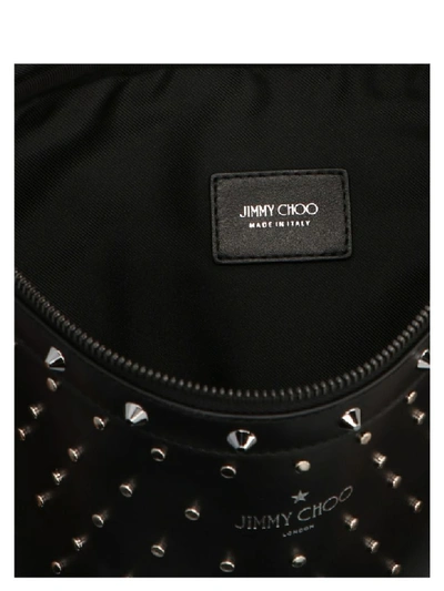 Shop Jimmy Choo Kirt Bag In Black