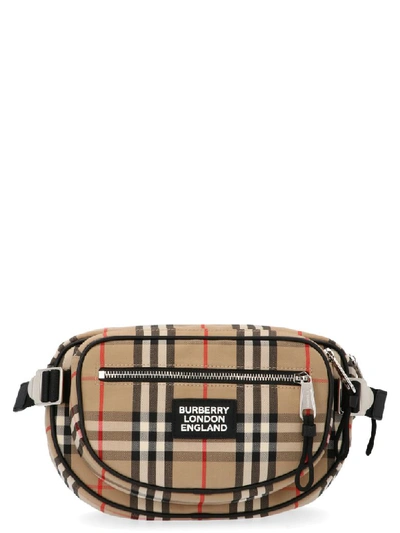Shop Burberry Cannon Bag In Beige
