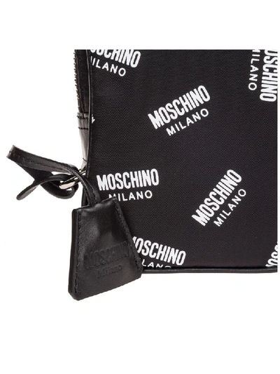Shop Moschino Boston Crossbody Bags In Nero
