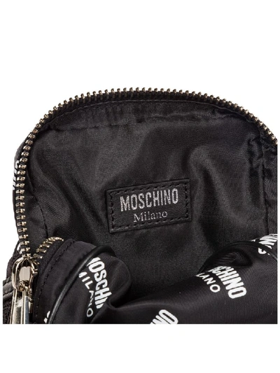 Shop Moschino Boston Crossbody Bags In Nero