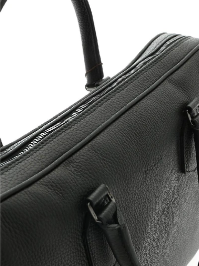 Shop Canali Organizer Portfolio Brief In Black