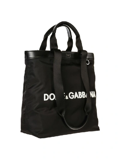 Shop Dolce & Gabbana Street Tote Bag In Nero
