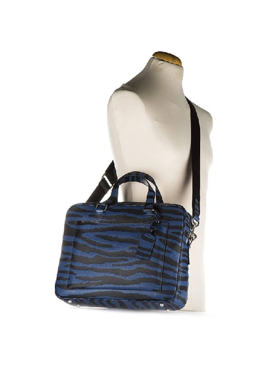 Shop Coach Bombay Borse Porta Pc In Marine Tiger