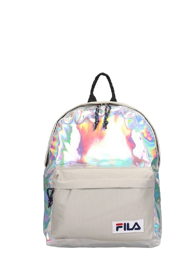 Shop Fila Malmo Backpack In Silver Tech/synthetic