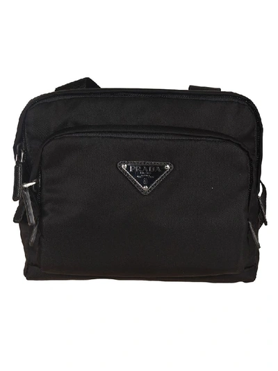 Shop Prada Torso Shoulder Bag In Black