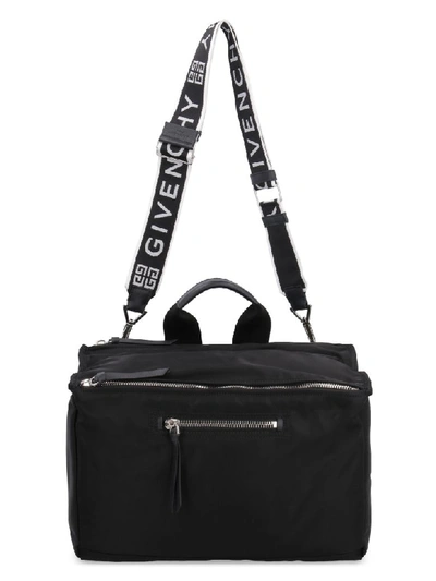 Shop Givenchy Nylon Pandora Messenger Bag In Black