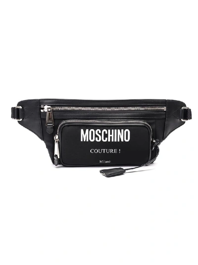 Shop Moschino Belt Pack In Black