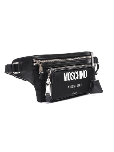 Shop Moschino Belt Pack In Black