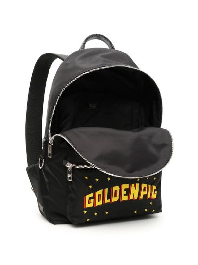 Shop Dolce & Gabbana Golden Pig Backpack In Superpig Corona F Ne (black)