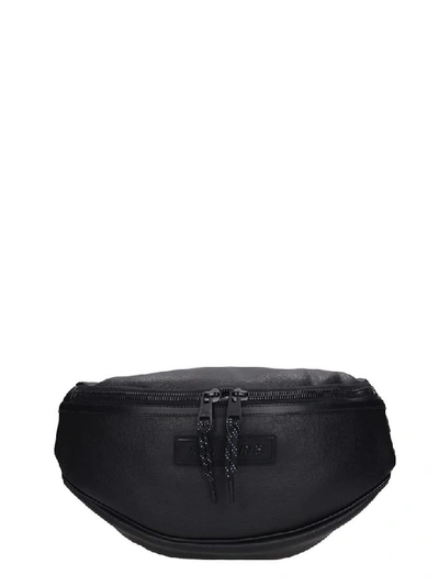 Shop Ami Alexandre Mattiussi Waist Bag In Black Leather