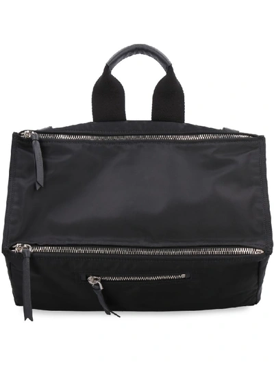 Shop Givenchy Pandora Nylon Messenger Bag In Black
