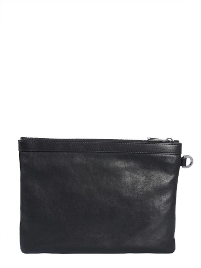 Shop Jimmy Choo Small Derek Pouch In Nero