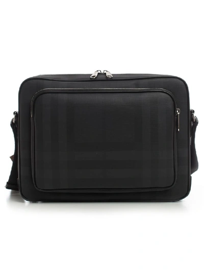 Shop Burberry Camera Bag In Dark Charcoal