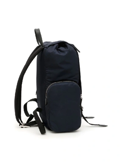 Shop Calvin Klein Flap Backpack In Tonalita Blu (blue)