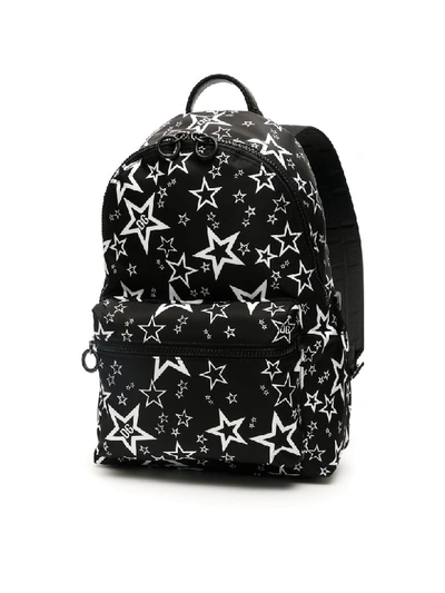 Shop Dolce & Gabbana Millennials Star Print Backpack In Mix Stelle (black)