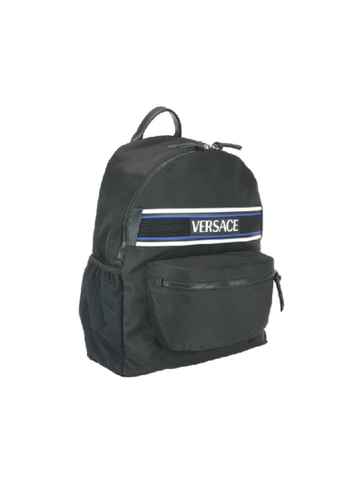 Shop Versace Olympus Backpack In Black