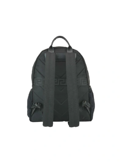 Shop Versace Olympus Backpack In Black