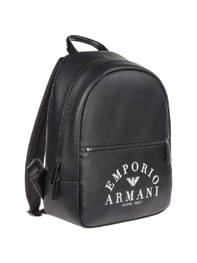 Shop Emporio Armani Bionic Sport Backpack In Nero