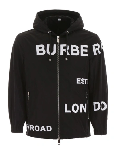 Shop Burberry Everton Windbreaker In Black (black)