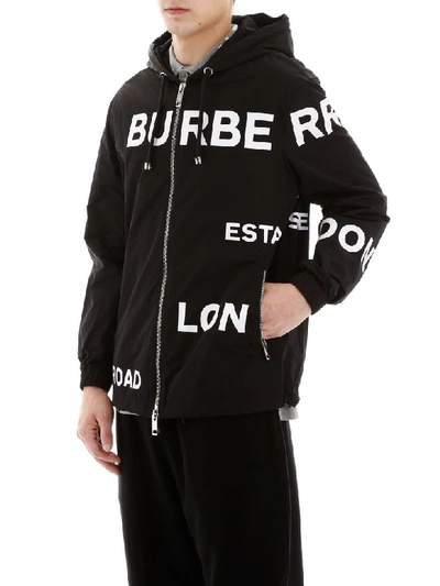 Shop Burberry Everton Windbreaker In Black (black)