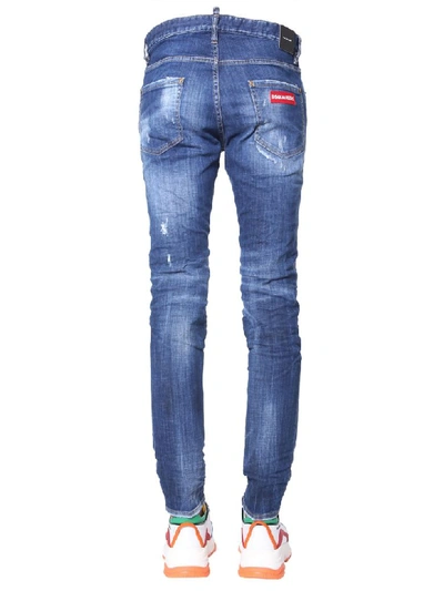 Shop Dsquared2 Cool Guy Fit Jeans In Blu