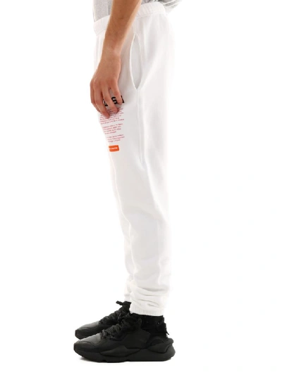 Shop Heron Preston Nasa Slim Sweatpants In White