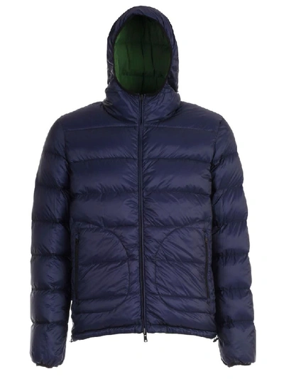 Shop Herno Padded Jacket Reversible In Green