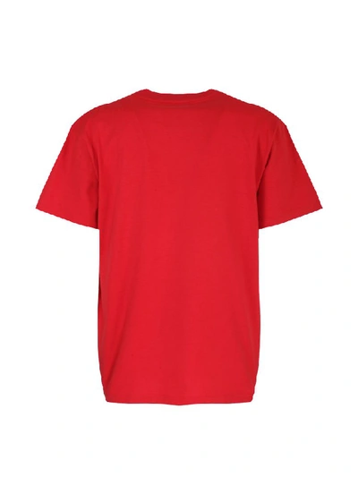 Shop Gucci Red Cotton Jersey T-shirt In Rosso