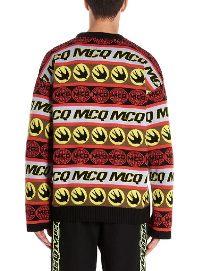 Shop Mcq By Alexander Mcqueen Mcq Alexander Mcqueen Mcq Tape Sweater In Multicolor