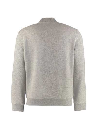 Shop Brunello Cucinelli Cashmere Full-zip Sweatshirt In Grey