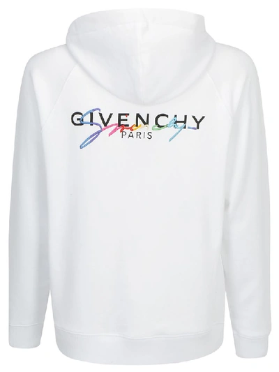 Shop Givenchy Hoodie In White