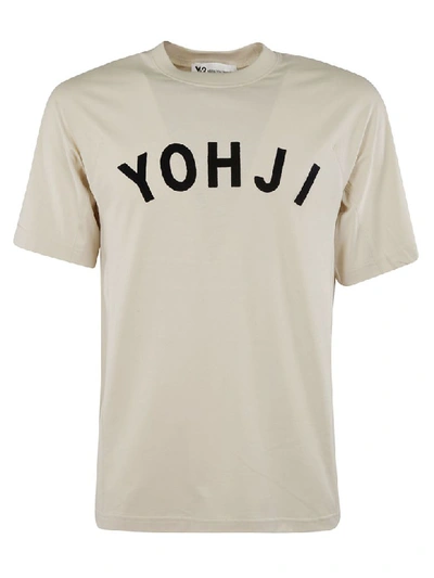 Shop Y-3 U Yohji Ss T-shirt In Ecru