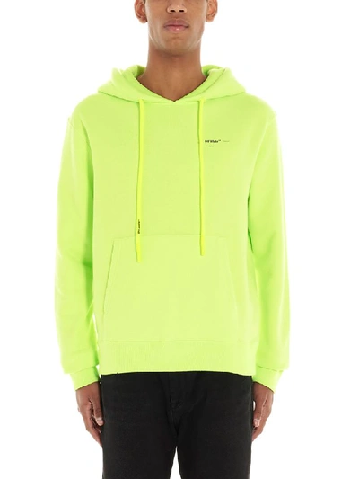 Shop Off-white Arrow Hoodie In Giallo