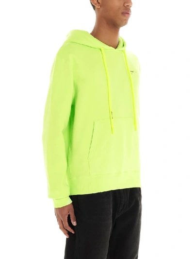 Shop Off-white Arrow Hoodie In Giallo