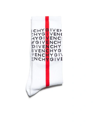 Shop Givenchy Socks In White Red Black