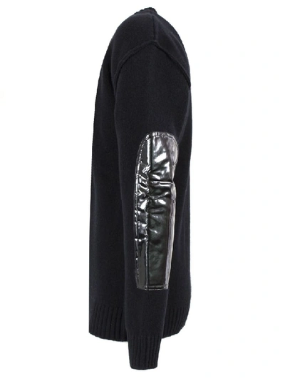 Shop N°21 Black Wool Lace-up Detail Jumper In Nero