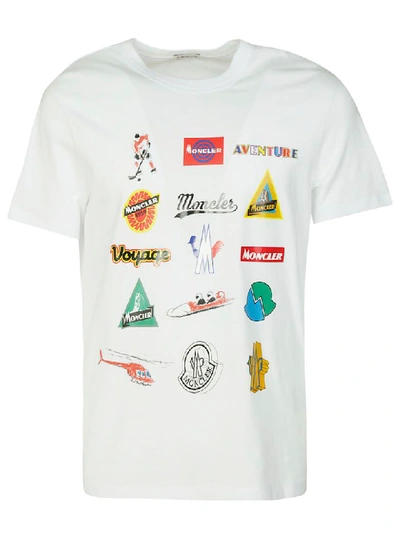 Shop Moncler Printed T-shirt