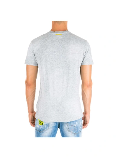 Shop Dsquared2 Icon Print T-shirt In Grigio