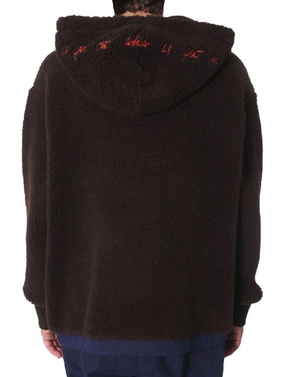 Shop Vivienne Westwood Hooded Jacket In Marrone