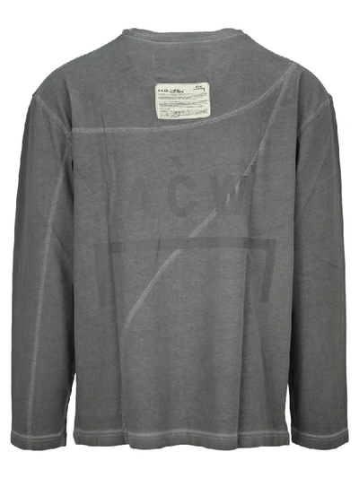Shop A-cold-wall* A Cold Wall Logo T-shirt In Grey
