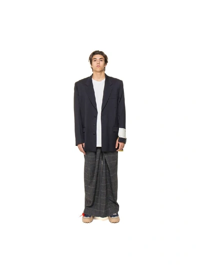 Off-white Reconstructed Jacket In Multicolor