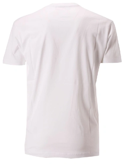 Shop Dsquared2 Logo Print T-shirt In White/multicolor