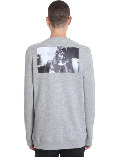 Shop Raf Simons Sweatshirt In Grey Cotton